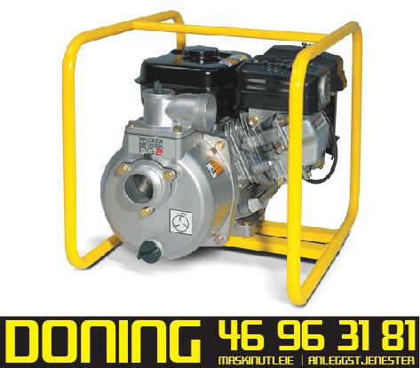 Bensindrevet 2" pumpe