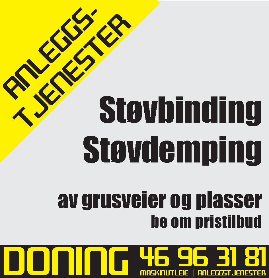 Støvdemping/ støvbinding